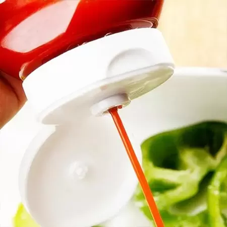 Ketchup flip top cap