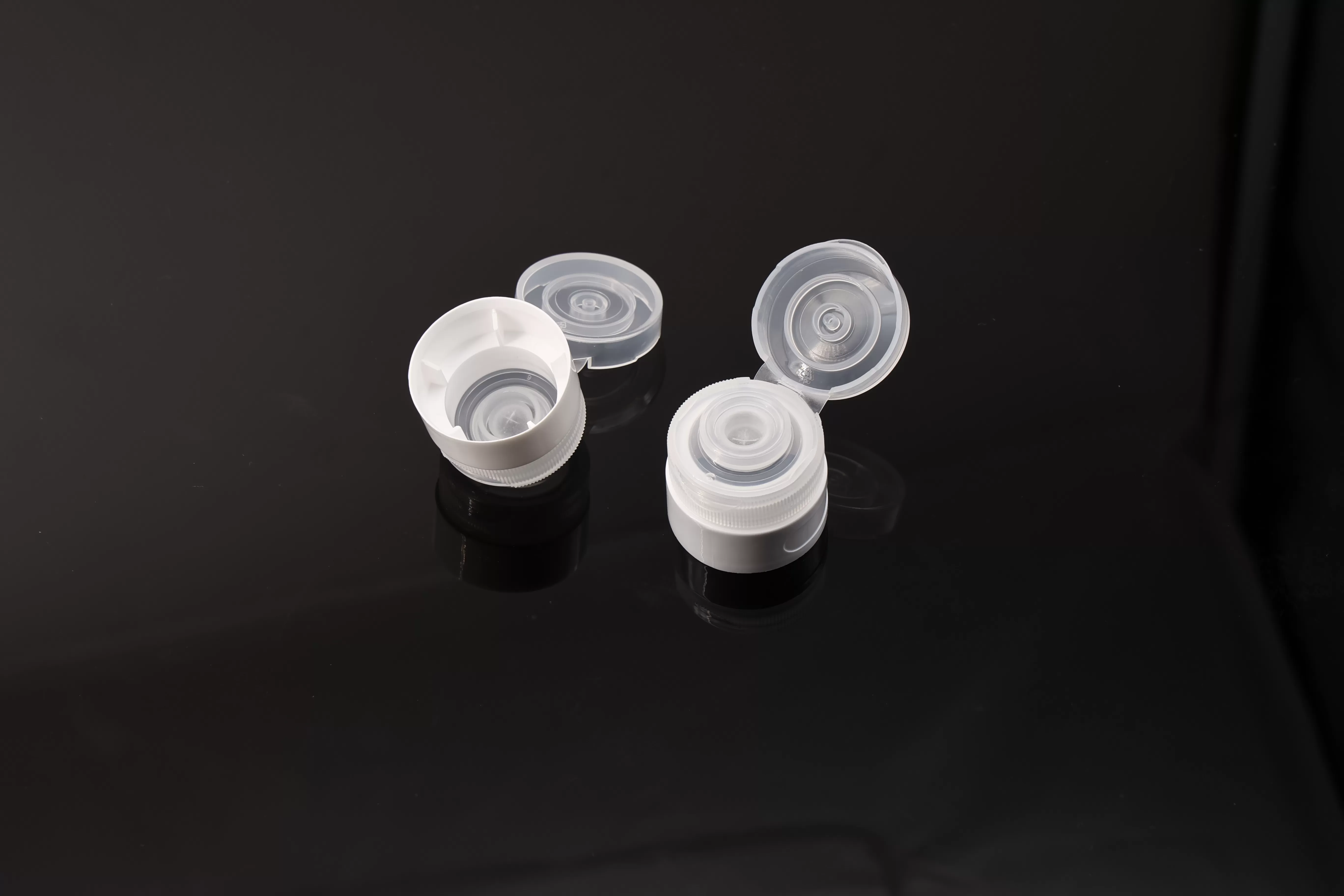 dispensing squeeze travel bottle cap