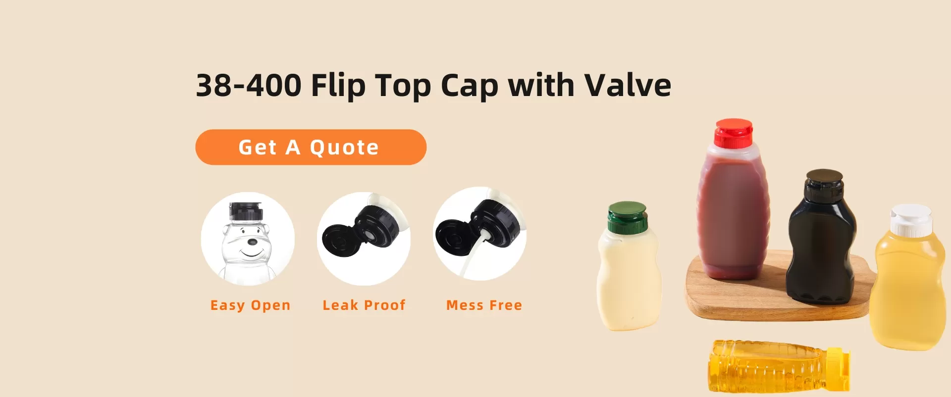 Flip Top Cap with Valve