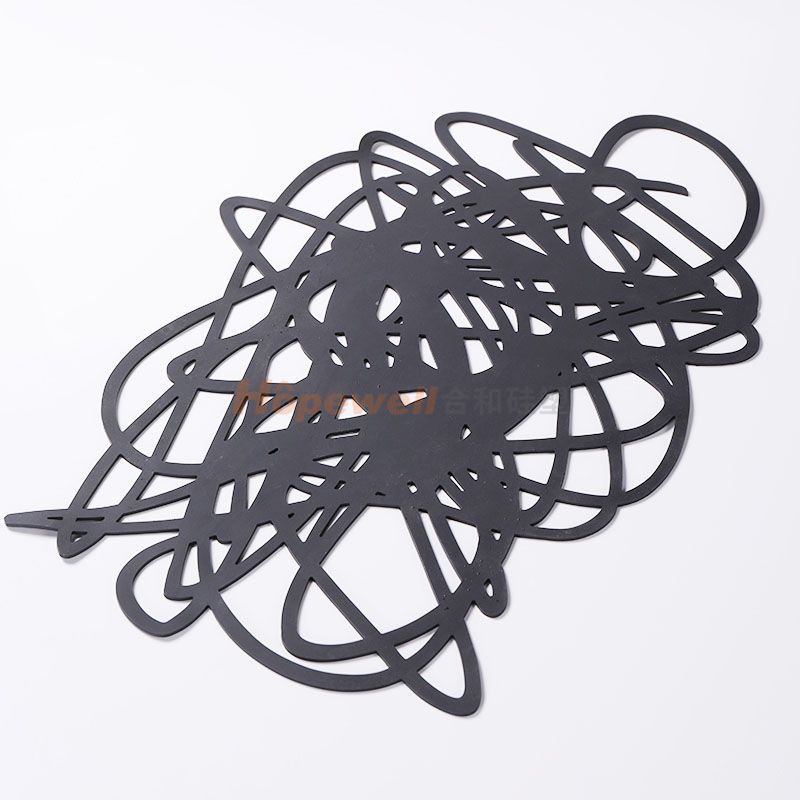 Custom Scribble Scratch Silicone Placemat Factory