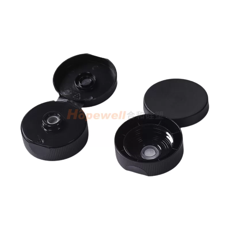 Black Ketchup Bottle Cap With SIlicone Valve Black Ketchup Bottle Cap With SIlicone Valve