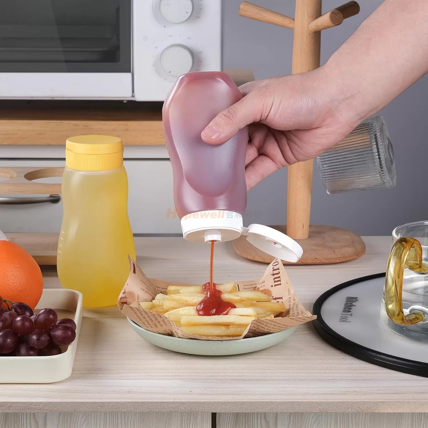 ketchup bottle cap with valve