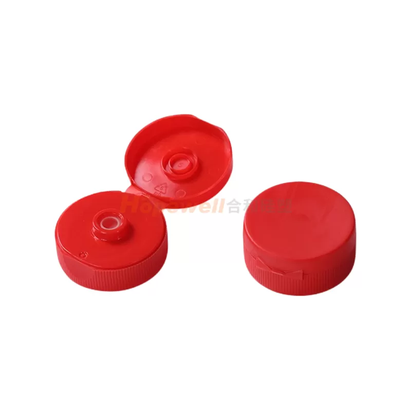 Squeeze Bottle Cap with Valve for Shampoo Bottles(Red)