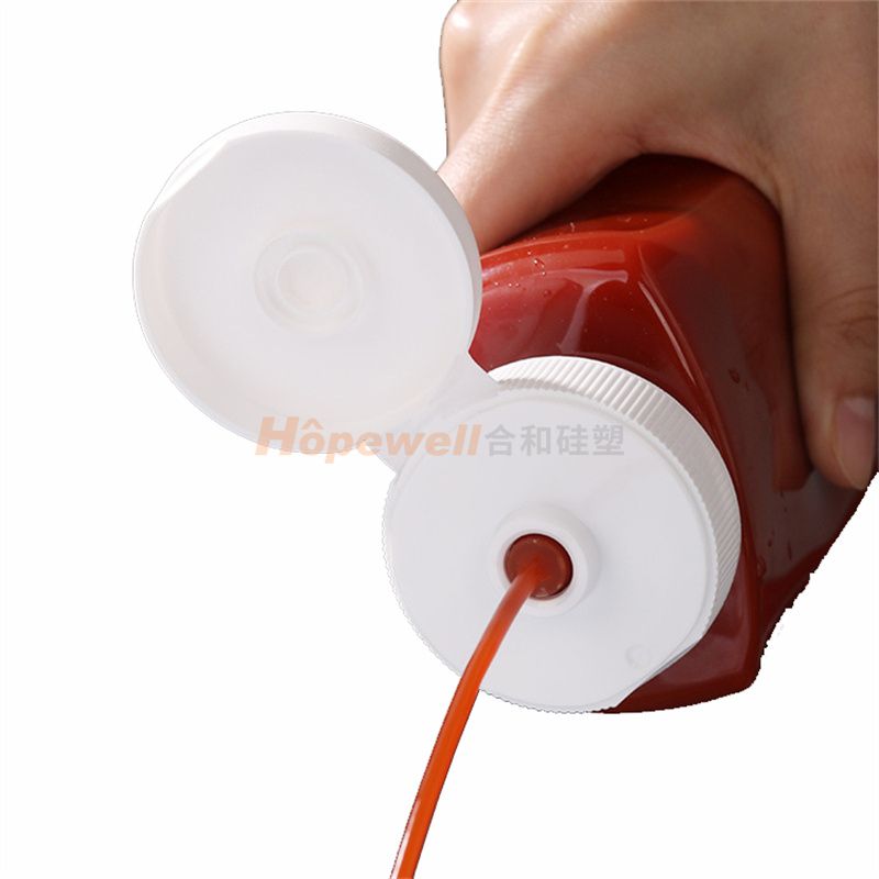 leak-proof ketchup bottle cap with valve