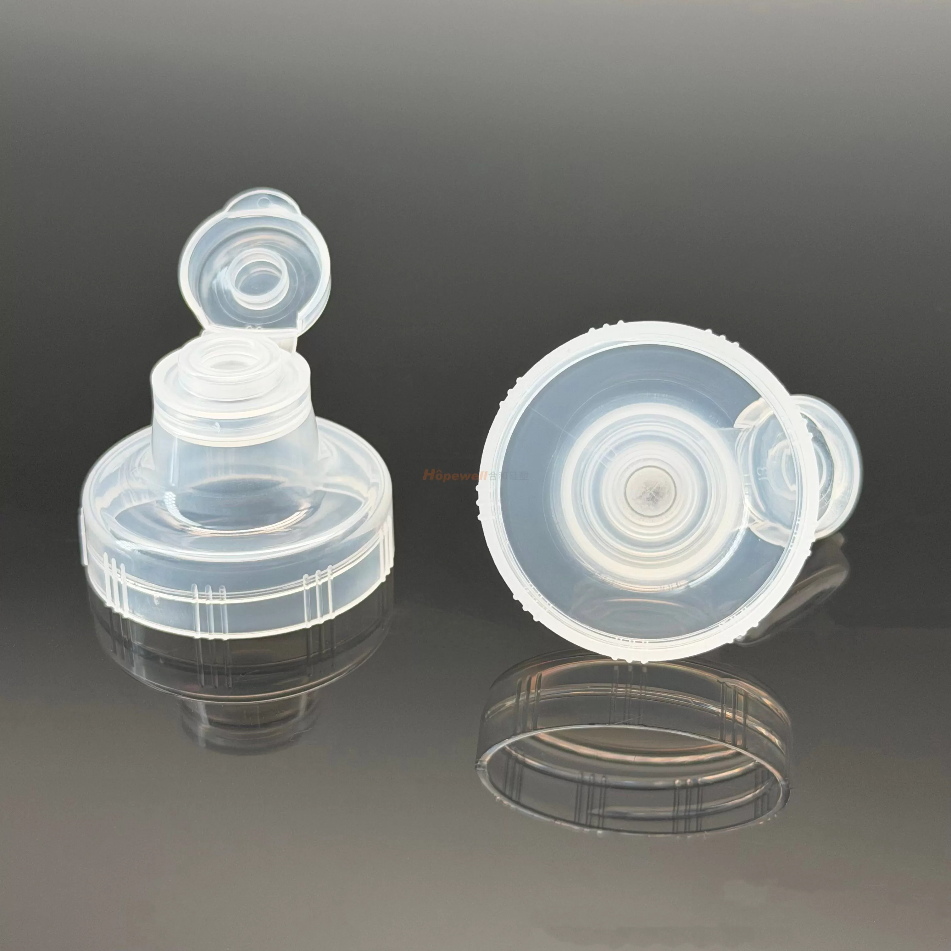 Plastic Nozzle Cap with Silicone Valve