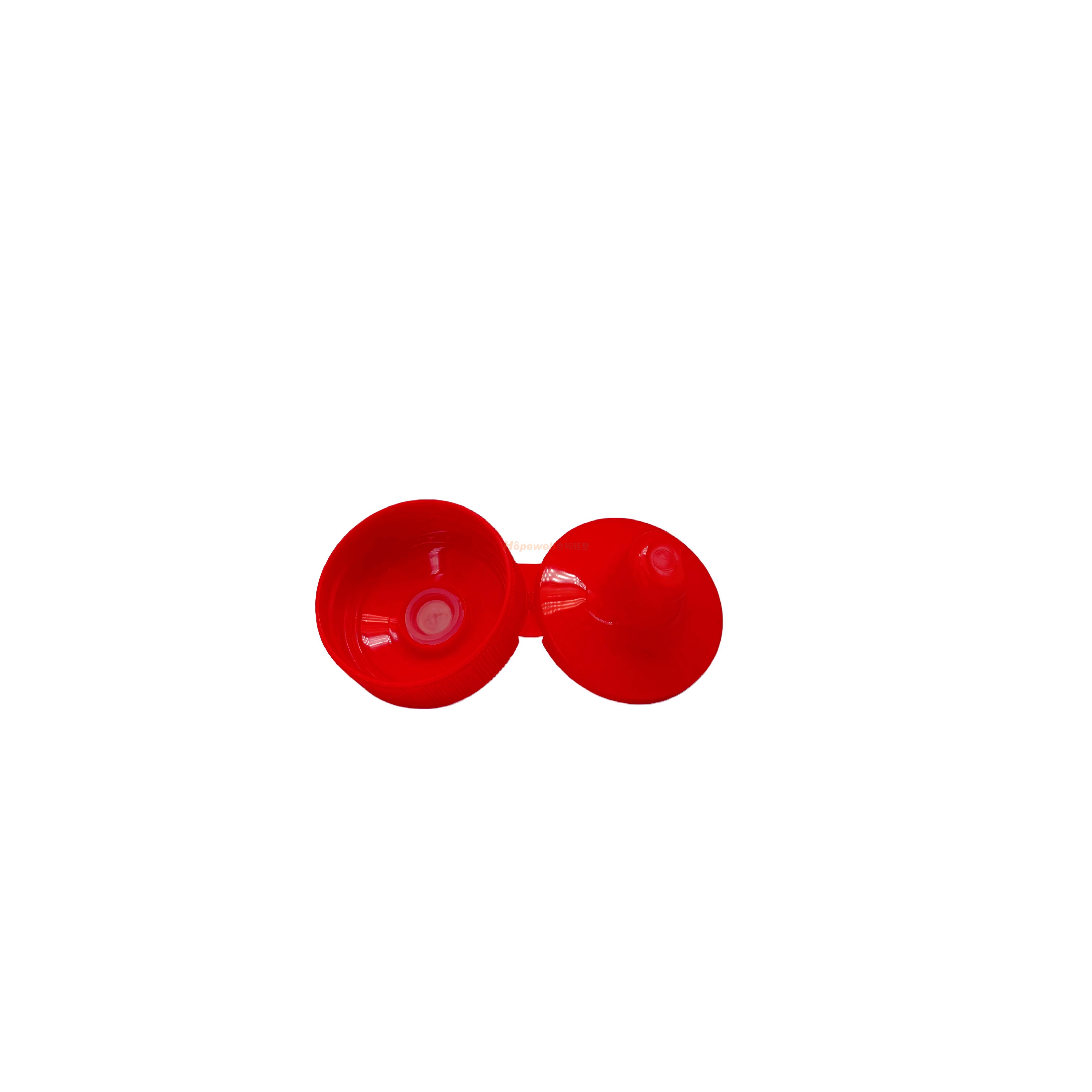 push pull bottle cap with one way valve