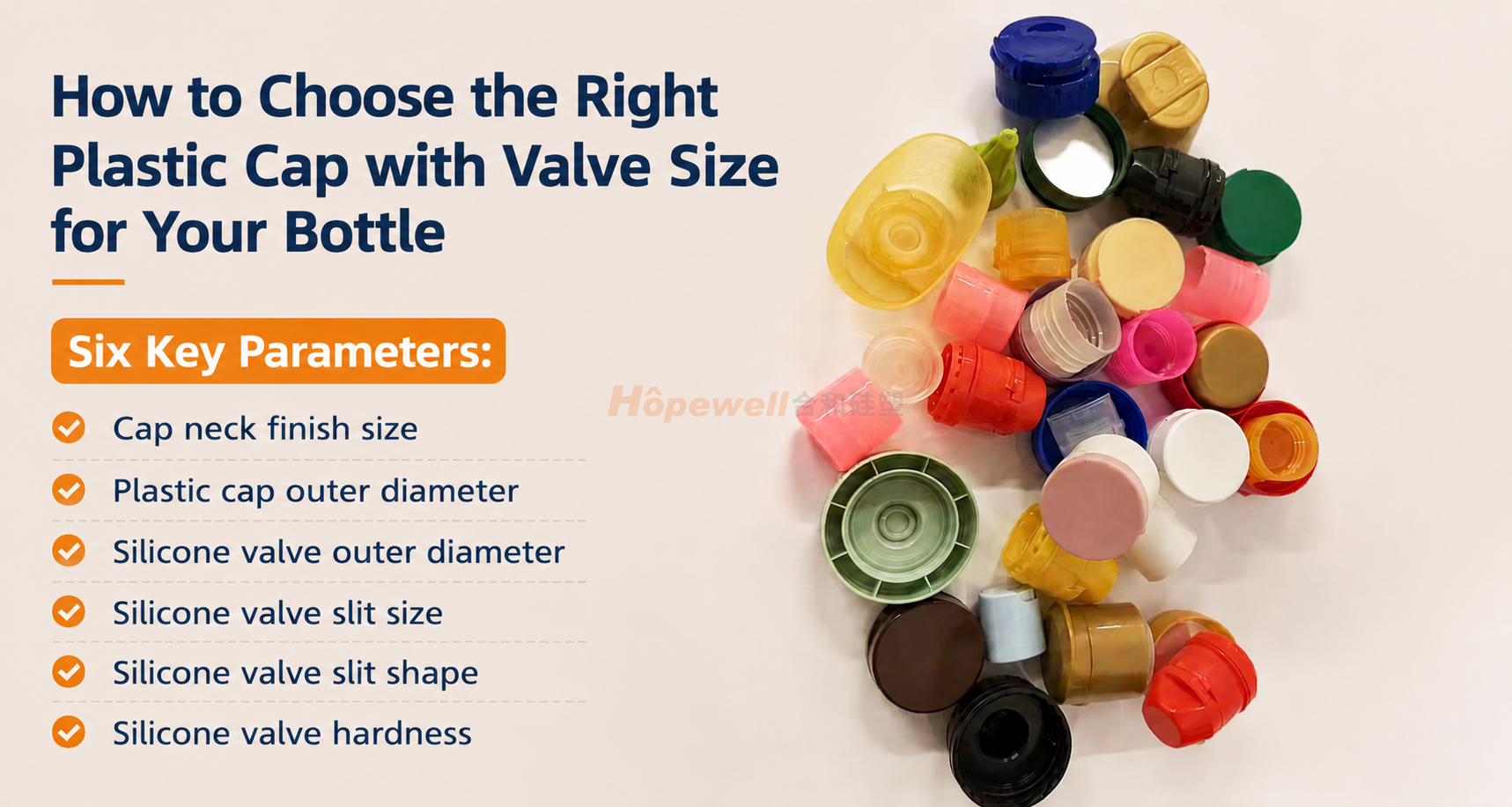How to Choose the Right Size of Plastic Cap with Valve for Your Bottle