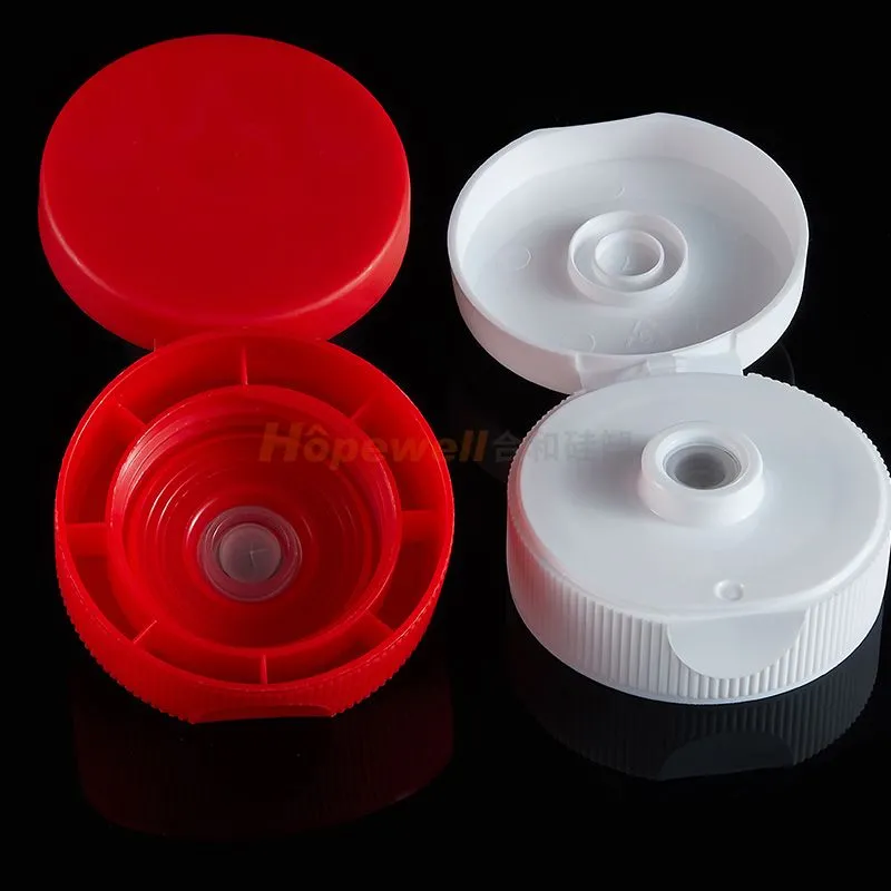 38/400 Self-Sealing Squeeze Closure- Red