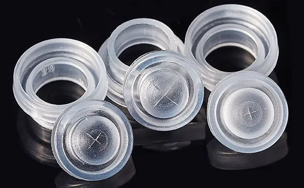 Silicone Cross Slit Valve | Food-Grade Silicone Dispensing Valve for Liquid Cont