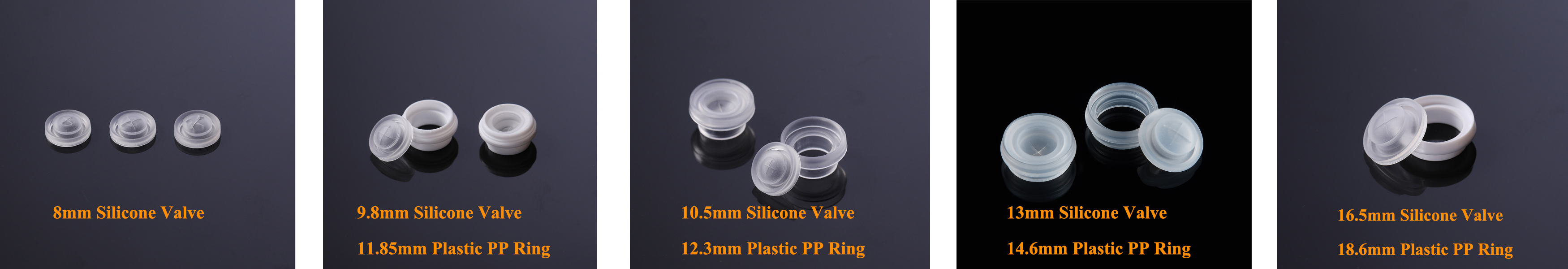 Silicone Air Inlet Valve and Air Outlet Valve