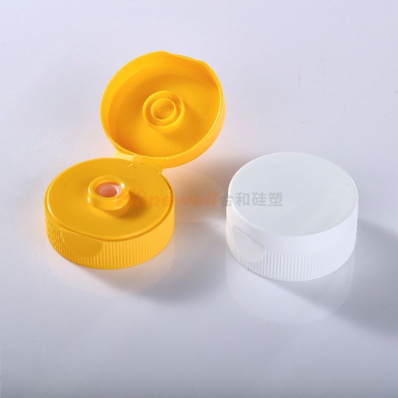 38-400 Ketchup Flip Top Lid Yellow
