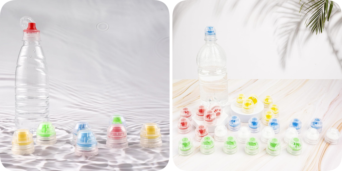 28/400 Flip Top Spout Caps (Yellow)
