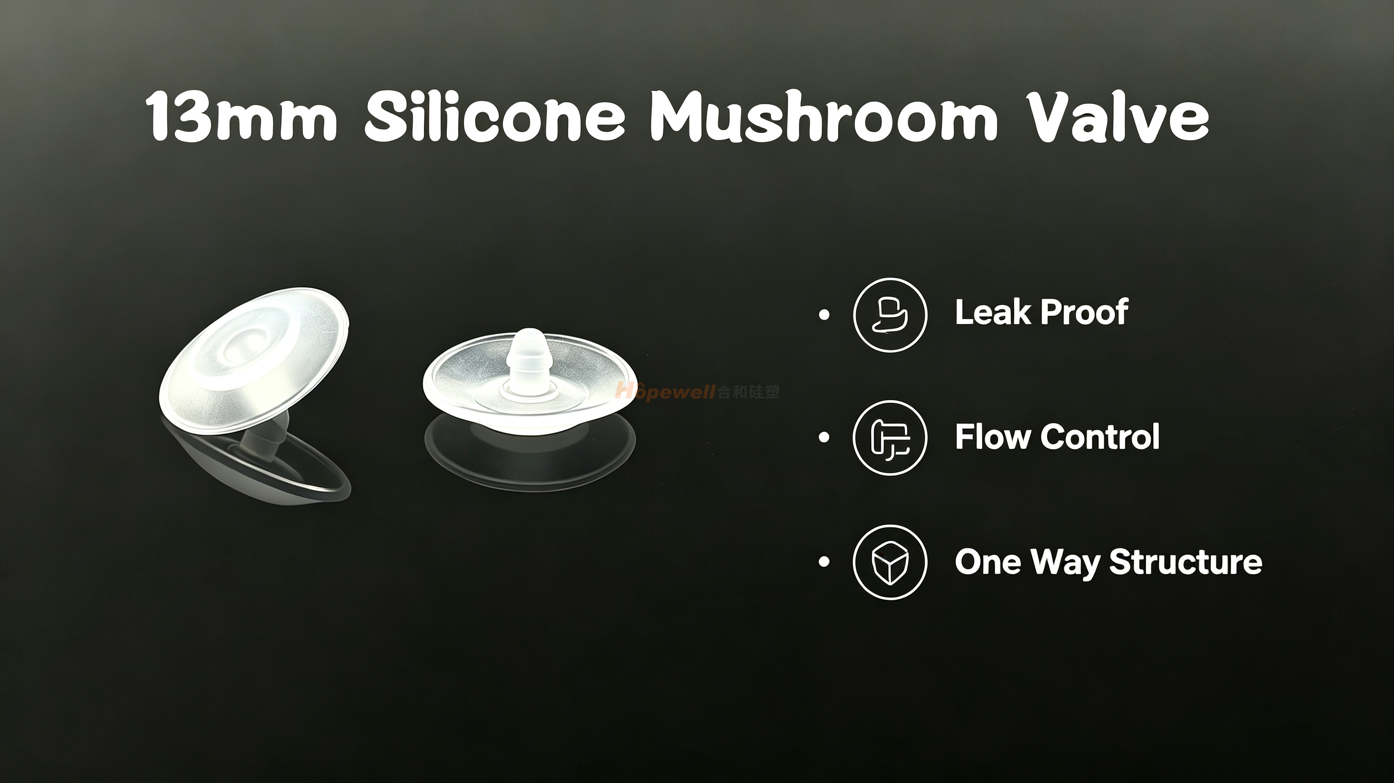 13mm Silicone Mushroom Valve