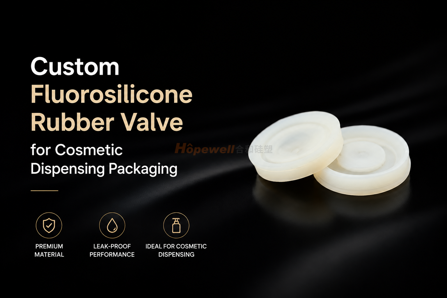 Custom Fluorosilicone Rubber Valve