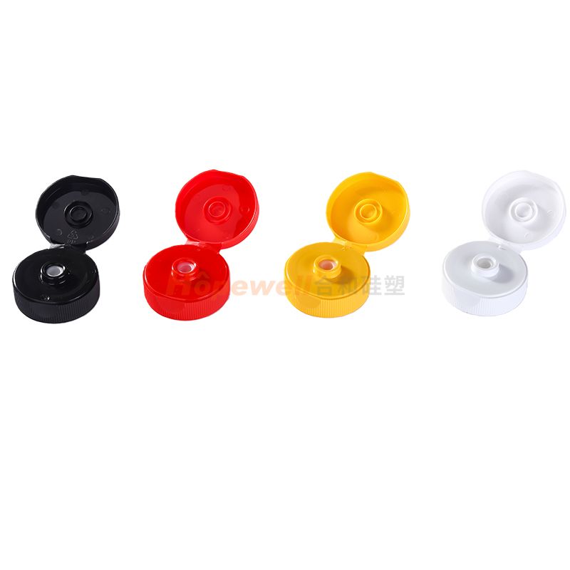 Snap Top Plastic Caps- Black