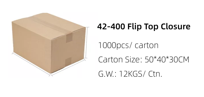 42-400 Flip Top Closure with Valve